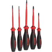 Cimco Jeu de tournevis d'électricien 1000 V SLIM (Cruciforme PZ, Escale)