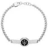 Maserati Jm416aik08 190+30 Mm Bracelet Argenté Homme