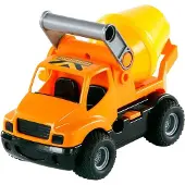 Cavallino Camion de ciment Jouet Camion avec poignée et tambour mélangeur