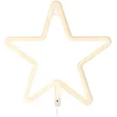 Iso Trade Lampe de chevet LED - étoile - blanc chaud