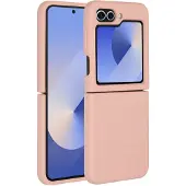 Accezz Coque Liquid Silicone pour Samsung Galaxy Z Flip 6 - Rose