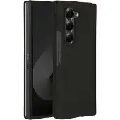 Accezz Coque Liquid Silicone pour Samsung Galaxy Z Fold 6 - Noir