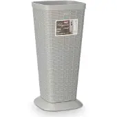 Kerbl Stefanplast Porte-parapluie Elegance Rotin Gris