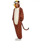 MOM Costume Tigre Kigurumi Petit Avec Capuche Et Queue