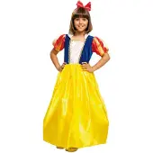 MOM Snow White Costume Jaune 5-6 Years Enfants