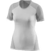 Loeffler Transtex Light Short Sleeve T-shirt Gris 36-38 Femme