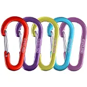 Edelrid Micro Farbig Snap Hook Assorted 10 Units Multicolore