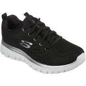 SKECHERS Baskets Sport GRACEFUL GET CONNECTED pour femme, noir, pointure : 39,5 EU