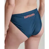 Superdry Femme Bas de Maillot élastiqué Code Micro Bleu Taille: 36