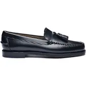 Sebago pour femme. 7001560 Mocassins classiques en cuir Will noir (36), Plat, 1 à 3 cm, Aucun, Casuel, Fête