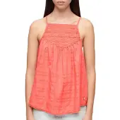 Superdry Femme Caraco en Dentelle Beach Corail Taille: 36