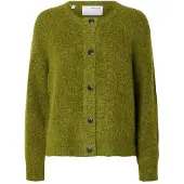 Selected Cardigan vert chiné