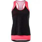 Agu Maillot de Cyclisme AGU Women Layered Racertop Essential Neon Coral-S