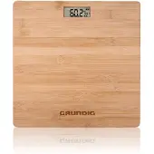 Grundig Pèse-personne - Balance digitale - jusqu'à 180KG - Bambou