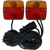 Carpoint Kit de feux arrière 12V Fixation magnétique