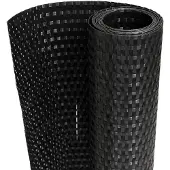vidaXL Pare-vue balcon noir 1000x80 cm Poly rotin