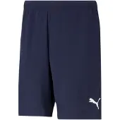 Puma Pantalon de sport 'TeamRise' bleu marine / blanc