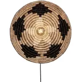 Good - Applique Andros - Naturel/Noir - Ø45cm