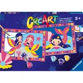 Ravensburger CreArt Peinture sur Numéro - Sirène Magique