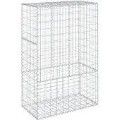vidaXL Gabion avec couvercle 100x50x150 cm Fer galvanisé
