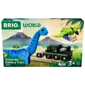 BRIO Dinosaur Battery Train 36096 Multicolore Enfants