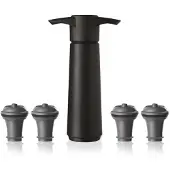 VacuVin Pompe à Vin Vacu Vin Vacuum Wine Saver (5 Pièces)