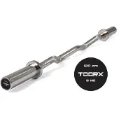Toorx Fitness Barre de curling olympique EZ Bar Chrome 120 cm BCO-120