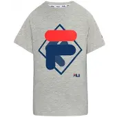 FILA Fat0340 Short Sleeve T-shirt Gris 14 Years Enfants