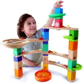 Hape Toboggan à Billes - Quadrilla - 94 Parties - Suspense - - UneTaille - Toboggan à Billes