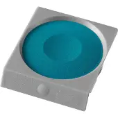 Pelikan 10x , Peinture loisirs créatifs, Godets à une couleur - nouveau modèle, bleu turquoise (10 ml)