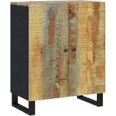 vidaXL Buffet 60x33x75 cm Vieux bois massif