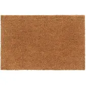 vidaXL Tapis de porte naturel 65x100 cm fibre de coco touffeté