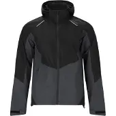 Endurance Veste de sport 'Varberg' gris foncé / noir