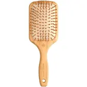 Olivia Garden Bamboo Touch brosse plate cheveux et cuir chevelu L 1 pcs