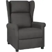 vidaXL Fauteuil relax rouge vin Tissu