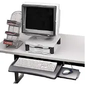 Fellowes Tastaturschublade verstellbar für Untertisch grau