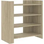 vidaXL Sideboard Chêne Sonoma 73,5x35x75 cm Matériau dérivé du bois