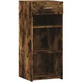 vidaXL Sideboard chêne fumé 40x42,5x93 cm bois composite