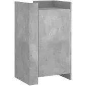 vidaXL Sideboard gris béton 45x35x75 cm Bois composite