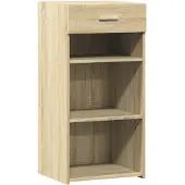 vidaXL Sideboard Chêne Sonoma 45x42,5x93 cm Matériau dérivé du bois