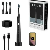 AENO Brosse à dents sonique DB2S Smart 4+8 modes/3 brossettes noir détail