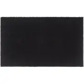 vidaXL Tapis de porte noir 90x150 cm fibre de coco touffeté