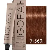 Schwarzkopf Professional IGORA Royal Absolutes coloration cheveux teinte 7-560 60 ml