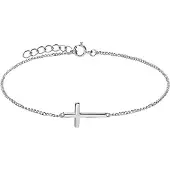 Lucardi Bracelet 'Basic' argent