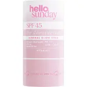 Hello sunday the shimmer one mineral glow stick stick protecteur minéral pour zones sensibles SPF 45 20 g