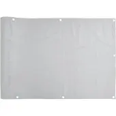 vidaXL Pare-vue balcon Gris 600x120 cm PVC