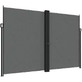 vidaXL Store latéral extensible Anthracite 220x600 cm