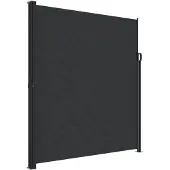 vidaXL Pare-brise extensible 220 x 500 cm noir