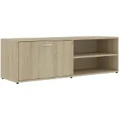 vidaXL Armoire TV Chêne Sonoma 120 x 34 x 37 cm Panneau de particules