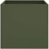 vidaXL Jardinières 2 pcs vert olive 49x47x46 cm acier